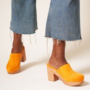 Charlotte Stone Marlos Platform Clog Yolk Size 7